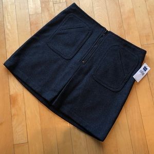 GAP Mini Wool Gray  Skirt
